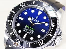 ROLEX 勞力士 Deepsea 蠔式 深海 水鬼王 136660 <font color=#66B3FF>D-Blue 漸<font color=#0080FF>層<font color=#0000E3>藍</font></font></font>面盤 不鏽鋼 陶瓷錶圈 排氦氣閥 <font color=#FF0000>2023年保卡 搭配Rubber B橡膠錶帶</font> 潛水錶 自動上鍊 44mm