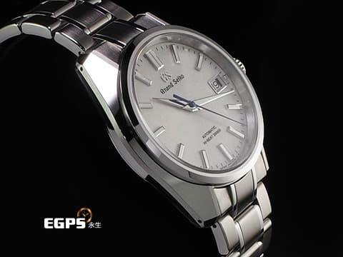 GRAND SEIKO 特級精工 GS 精工 Heritage 系列 SBGH299G Hi-Beat 高振頻 自「岩手山」高低起伏的山脊輪廓汲取靈感，銀色面盤捕捉覆蓋皚皚白雪的山巒 不鏽鋼 2024年保單 自動上鍊 40mm