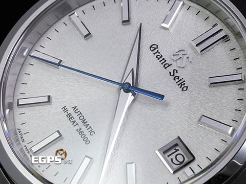 GRAND SEIKO 特級精工 GS 精工 Heritage 系列 SBGH299G Hi-Beat 高振頻 自「岩手山」高低起伏的山脊輪廓汲取靈感，銀色面盤捕捉覆蓋皚皚白雪的山巒 不鏽鋼 2024年保單 自動上鍊 40mm