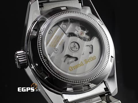 GRAND SEIKO 特級精工 GS 精工 Heritage Collection 44SG系列 SBGH301&nbsp;高振頻 Hi-beat 黑岩手山 大三針&nbsp;錶盤設計源自「岩手山」高低起伏的山脊輪廓汲取靈感，黑色紋路宛如薄暮掩映下的山脈&nbsp;白鋼材質&nbsp;2024年保單 自動上鍊 40mm