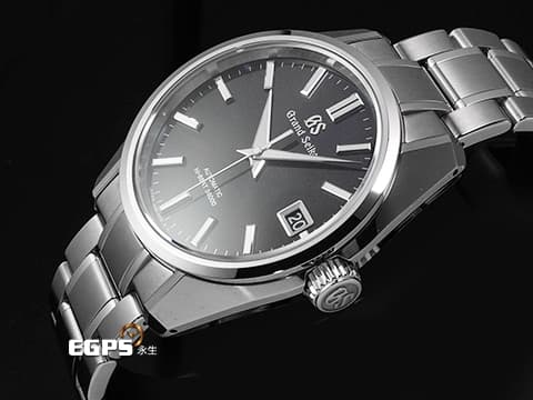 GRAND SEIKO 特級精工 GS 精工 Heritage 系列 SBGH301G Hi-Beat 高振頻 自「岩手山」高低起伏的山脊輪廓汲取靈感，黑色面盤宛如薄暮掩映下的山脈 不鏽鋼 2024年保單 自動上鍊 40mm