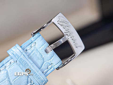 CHOPARD 蕭邦 Happy Sport Square 快樂鑽 方形 278495-3001 原廠7顆跑鑽  不鏽鋼 2024年保單 石英腕錶 38mm