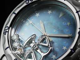 蕭邦錶 CHOPARD HAPPY SPORT 星座系列 278440-3002 <font color=#ffff00>天秤座造型跑鑽</font> <font color=#d22192>三顆快樂跑鑽</font> <font color=#ff0000>2024年保卡</font> 石英機芯 33mm