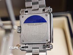 CHOPARD 蕭邦 Happy Sport Square 快樂鑽 方形 278516-3006 <font color=#cadff0>珍珠母貝面盤 原廠5顆跑鑽 </font> 不鏽鋼 <font color=#FF0000>2024年保單</font> 石英腕錶 22mm