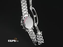 CHOPARD 蕭邦 Happy Sport Zodiac 快樂鑽 星座 278440-3009 <font color=#46a5d3>藍色面盤 原廠雙子座造型跑鑽</font> 不鏽鋼 <font color=FF0000>2024年保單</font> 石英腕錶 33mm