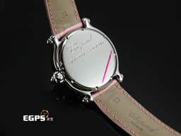 CHOPARD 蕭邦 Happy Sport Zodiac 快樂鑽 星座 雙魚座 288347-3013 <font color=#f6cee8> 粉色面盤 原廠雙魚座造型跑鑽</font> 不鏽鋼 <font color=FF0000>2024年保單</font> 石英機芯 38mm