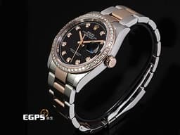 ROLEX 勞力士 DATEJUST 蠔式日誌型 126281 永恒玫瑰金半金款 126281RBR <font color="#FFFF00">原鑲鑽石錶圈、鑽石時標</font> <font color="#ff0000">2024年保卡</font> 自動上鏈 36mm
