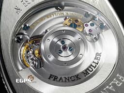 Franck Muller 法蘭穆勒 FM Vanguard Lady Slim Vintage V35 S <font color="#00bfff">水藍色面盤 原廠鑲嵌308顆頂級天然美鑽（約4.44克拉）</font>小秒針 不鏽鋼 <font color="#ff0000">2026年保單 新錶訂價：789,000元</font>&nbsp;自動上鍊 35x46.3mm