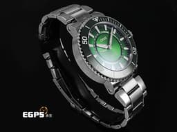 ORIS 豪利時 Aquis Hangang Small Second Date 時間之海 7734 漢江限量版 0174377344187 <font color=#009100>綠色陶瓷錶圈、綠色面盤 綠水鬼</font> 小秒針 不鏽鋼 <font color=#FF0000>2020年保卡 限量2000支</font> 潛水錶 自動上鏈 43.5mm