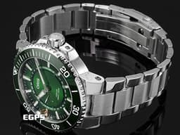 ORIS 豪利時 Aquis Hangang Small Second Date 時間之海 7734 漢江限量版 0174377344187 <font color=#009100>綠色陶瓷錶圈、綠色面盤 綠水鬼</font> 小秒針 不鏽鋼 <font color=#FF0000>2020年保卡 限量2000支</font> 潛水錶 自動上鏈 43.5mm