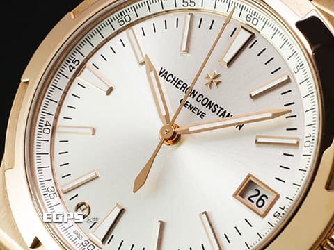 Vacheron Constantin 江詩丹頓 VC Oversea 縱橫四海 4500V/000R-B127 18K玫瑰金材質 快拆錶帶功能，無需工具即可替換附上的皮錶帶、橡膠帶，日內瓦印記機芯 2021年保卡 台灣公司貨 自動上鍊 41mm