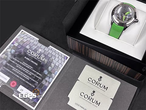 CORUM 崑崙 Bubble 47 Disco Ball 泡泡錶 082.310.20/0067 DB01 迪斯可球 不鏽鋼 大三針 L082/03020 特殊半球體拱形藍寶石水晶鏡面 限量88只 自動上鍊 47mm