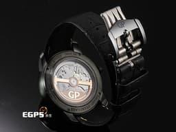 Girard-Perregaux 芝柏 GP Bridge Infinity 特別版 82000-11-632.FA6A DLC 塗層不鏽鋼材質 <font color=#ffff00>鏤空面盤 18K玫瑰金點綴</font> <font color=#FF0000>2022年保單 台灣公司貨 全球限量88枚</font> 自動上練 44mm