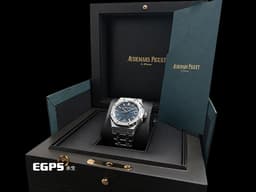 AUDEMARS PIGUET愛彼 Royal Oak Selfwinding皇家橡樹系列 15550ST.OO.1356ST.06 <font color="#0582f5">男女皆宜中性款 搭配經典的「雲夜藍50」面盤 低調內斂優雅</font>&nbsp;<font color="#ff0000">2025年</font>&nbsp;自動上鍊 37mm