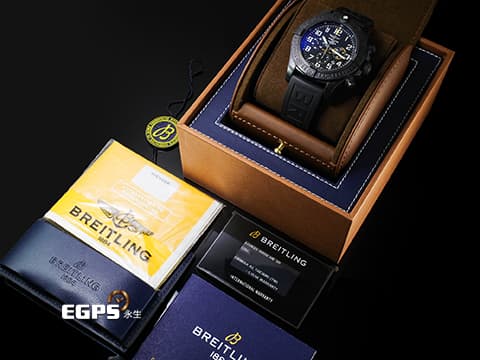 BREITLING 百年靈 復仇者 12H 復仇者 颶風腕錶  Avenger Series  Hurricane XB0170E4 超輕量Breitlight特殊合成材質  2019年保單 台灣公司貨  自動上鏈 50mm