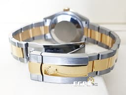 ROLEX 勞力士 Datejust 278343 鑲鑽橄欖綠色錶面盤  黃Ｋ半金 <font color=#FF0000>原廠雪花鑲鑽錶圈、鑲鑽橄欖綠色錶面 VI鑲鑽時標，2024年新式保卡</font> 自動上鍊 31mm