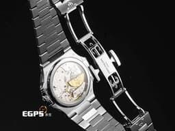 Patek philippe 百達翡麗 PP錶 Nautilus 金鷹 5740/1G-001 18K白金材質 5740 <font color=#70cce1>靛藍色面盤</font> <font color=#FF0000>2020年保單 Nautilus 金鷹系列第一款超薄萬年曆腕錶</font> <font color=#ff00ff>附原廠自動上鍊盒 配件齊全！</font> 自動上鍊 40mm