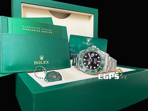 ROLEX 勞力士 Submariner Date 潛航者 126610LV 綠水鬼 綠色陶瓷圈 MK1 黑色面盤&nbsp;不鏽鋼 潛水錶&nbsp;星巴克 2022年新式綠卡&nbsp;自動上鍊 41mm