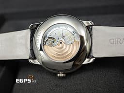 Girard-Perregaux 芝柏 GP錶 1966系列 49525D-53A-1A1-BK6A <font color=#cadff0>原廠鑲嵌頂級天然美鑽鑽圈、鑽石時標</font> 49525 D 經典 大三針 18K白金材質 <font color=#FF0000>2025年保單</font> 自動上鍊 38mm