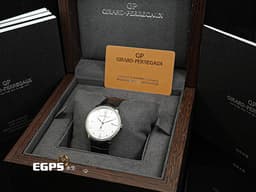 Girard-Perregaux 芝柏 GP錶 1966系列 49525D-53A-1A1-BK6A <font color=#cadff0>原廠鑲嵌頂級天然美鑽鑽圈、鑽石時標</font> 49525 D 經典 大三針 18K白金材質 <font color=#FF0000>2025年保單</font> 自動上鍊 38mm