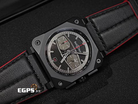 Bell &amp; Ross 柏萊士 Instruments系列 BR-03 Chrono Blacktrack 黑陶瓷 Shaw Harley Davidson 哈雷機車聯名款 BR03-94-BTR-CE/SCA 計時碼表 限量500只 2024年保單 台灣公司貨 自動上鍊 42mm