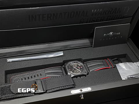Bell &amp; Ross 柏萊士 Instruments系列 BR-03 Chrono Blacktrack 黑陶瓷 Shaw Harley Davidson 哈雷機車聯名款 BR03-94-BTR-CE/SCA 計時碼表 限量500只 2024年保單 台灣公司貨 自動上鍊 42mm