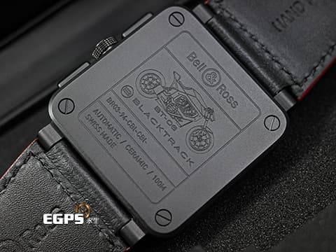Bell &amp; Ross 柏萊士 Instruments系列 BR-03 Chrono Blacktrack 黑陶瓷 Shaw Harley Davidson 哈雷機車聯名款 BR03-94-BTR-CE/SCA 計時碼表 限量500只 2024年保單 台灣公司貨 自動上鍊 42mm