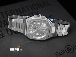 Bell &amp; Ross 柏萊士 Urban系列 BR-05 Grey Steel&nbsp;<font color="#aaaaaa">灰色太陽紋面盤</font>&nbsp;中型 BR05A-S-GR-ST/SST 不鏽鋼 大三針&nbsp;<font color="#FF0000">2025年保單</font>&nbsp;自動上鍊 36mm