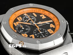 Audemars Piguet 愛彼 AP錶 Royal Oak Offshore 皇家橡樹 離岸型 計時碼表 26170ST.00.D101CR.01 VOLCANO 火山 <font color=#FF0000>現已罕見的火山橘配色，有型又好搭</font> <font color=#ffff00>已包膜</font> 自動上鍊 42mm