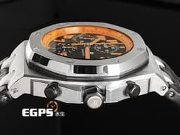 Audemars Piguet 愛彼 AP錶 Royal Oak Offshore 皇家橡樹 離岸型 計時碼表 26170ST.00.D101CR.01 VOLCANO 火山 <font color=#FF0000>現已罕見的火山橘配色，有型又好搭</font> <font color=#ffff00>已包膜</font> 自動上鍊 42mm