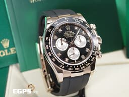 ROLEX 勞力士 Cosmograph Daytona 迪通拿 126515LN 126515G 18K永恆玫瑰金材質 計時碼表<font color=#FF0000> 2025年保卡 </font> <font color=#f1e1b5>亮黑色面盤內飾日亮金色三眼小錶盤、八鑽時標</font> 自動上鍊 40mm