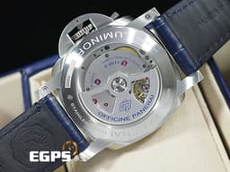 PANERAI 沛納海 Luminor BiTempo Power Reserve PAM1361 <font color=#0080FF>經典夜光三明治藍色面盤</font> PAM01361 三日鍊 小秒針 動能顯示 GMT 兩地時區 <font color=#FF0000>2024年保單</font> 自動上鍊 44mm