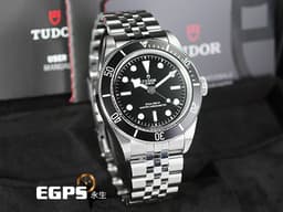 TUDOR 帝舵 Heritage Black Bay 碧灣 7941A M7941A1A0NU-0003 雪花針 <font color=#FFFF00>黑水鬼 搭配快速調節「T-fit」折疊扣</font> 水鬼 7941A1A0NU <font color=#FF0000>自製機芯 2025年保單</font> 潛水錶 自動上鍊 41mm