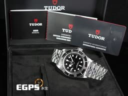 TUDOR 帝舵 Heritage Black Bay 碧灣 7941A M7941A1A0NU-0003 雪花針 <font color=#FFFF00>黑水鬼 搭配快速調節「T-fit」折疊扣</font> 水鬼 7941A1A0NU <font color=#FF0000>自製機芯 2025年保單</font> 潛水錶 自動上鍊 41mm