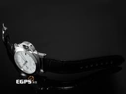 PANERAI 沛納海 Luminor Quarantta PAM1371 PAM01371 三日鍊 <font color=#ffffff>白色三明治面盤</font> <font color=#7eb300>附原廠深綠色橡膠快拆錶帶</font> <font color=#FF0000>2023年保卡 保有部分原廠膠膜 </font> 自動上鍊  40mm