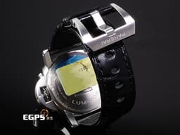 PANERAI 沛納海 Luminor Quarantta PAM1371 PAM01371 三日鍊 <font color=#ffffff>白色三明治面盤</font> <font color=#7eb300>附原廠深綠色橡膠快拆錶帶</font> <font color=#FF0000>2023年保卡 保有部分原廠膠膜 </font> 自動上鍊  40mm