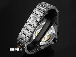 Audemars Piguet 愛彼 AP錶 Royal Oak Offshore 皇家橡樹 離岸型 26238TI.OO.2000TI.01 鈦金屬材質 <font color=#ffffff>灰黑色「Petite Tapisserie」格紋面盤</font> <font color=#FF0000>2022年保卡 最新易換式錶帶系統 附原廠膠帶錶帶</font> 自動上鍊 42mm