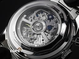 ZENITH 真力時 Chronomaster Original系列 03.3200.3600/51.M3200 不鏽鋼材質 <font color=#70cce1>El Primero 高振頻機芯 專門店限定款 藍色熊貓面盤 </font> 1/10秒計時功能 <font color=#FF0000>2024年保卡 </font> 自動上鍊 38mm