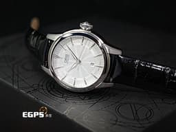 ORIS 豪利時 Artelier Date 藝術家 系列 0156176874051 <font color="#4169e1">白色放射紋面盤</font> 大三針 不鏽鋼 <font color="#FF0000">2025年保單</font> 自動上鍊 31mm