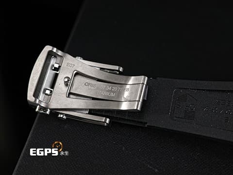 ORIS 豪利時 Aquis Titan Chronograph 時間之海 7655 鈦金屬 灰色面盤 鍍鎢刻度錶圈 0167476557253 計時碼表 2025年保單 排氦氣閥 潛水錶 自動上鍊 46mm