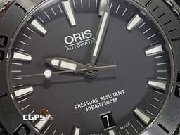 ORIS 豪利時 Aquis Date 時間之海 7674 <font color="#ADADAD">灰色面盤 鍍鎢刻度錶圈</font> 0173376764153 不鏽鋼 大三針 <font color="#FF0000">2025年保單</font> 潛水錶 自動上鍊 40mm