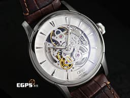 ORIS 豪利時 Artelier Skeleton 藝術家 7670 <font color="#84C1FF">鏤空面盤 隱藏在錶面下機芯之美</font> 0173476704051 不鏽鋼 大三針 <font color="#FF0000">2025年保單</font> 自動上鍊 40mm