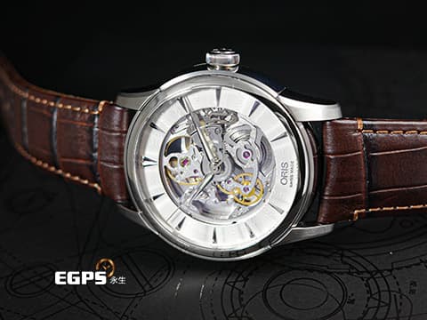 ORIS 豪利時 Artelier Skeleton 藝術家 7670 鏤空面盤 隱藏在錶面下機芯之美 0173476704051 不鏽鋼 大三針 2025年保單 自動上鍊 40mm