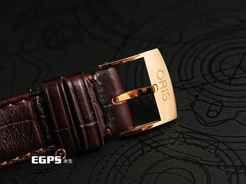 ORIS 豪利時 Classic Date 經典系列 7578 大三針&nbsp;銀白色面盤&nbsp;0173375784831&nbsp;PVD塗層不鏽鋼錶殼  2025年保單 自動上鍊 37mm