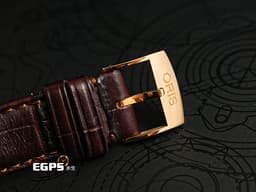 ORIS 豪利時 Classic Date 經典系列 7578 大三針&nbsp;<font color="#E0E0E0">銀白色面盤</font>&nbsp;0173375784831&nbsp;<font color="#fdb686">PVD塗層不鏽鋼錶殼</font>  <font color="#FF0000">2025年保單</font> 自動上鍊 37mm