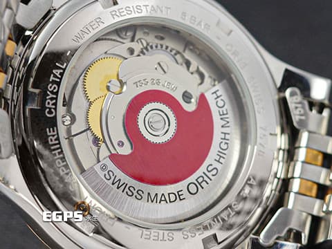 ORIS 豪利時 Classic Date 經典系列 7578&nbsp;銀白色面盤&nbsp;0173375784351 大三針&nbsp;PVD塗層不鏽鋼錶圈  2025年保單 自動上鍊 37mm