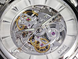 ORIS 豪利時 Artelier Skeleton 藝術家 7670 <font color=#84C1FF>鏤空面盤 隱藏在錶面下機芯之美</font> 0173476704051 不鏽鋼 大三針 <font color=#FF0000>2025年保單</font> 自動上鍊  40mm