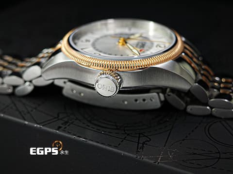 ORIS 豪利時 Big Crown Pointer Date 大錶冠 7679-43 指針式日期 玫瑰金PVD塗層不鏽鋼 半金款 0175476794361 飛行錶 2025年保卡 自動上鍊 40mm