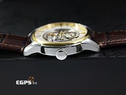 ORIS 豪利時 Artelier Skeleton 藝術家 7670 鏤空面盤 0173476704351 <font color="#f5dea8">黃金PVD塗層不鏽鋼 半金款</font> 大三針 <font color="#FF0000">2025年保單</font> 自動上鍊 40.5mm
