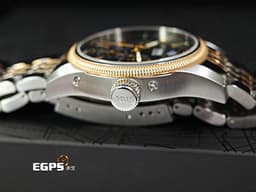 ORIS 豪利時 Big Crown Complication 大錶冠系列 7627-43 複雜功能 0158276274364 <font color="#f3baa1">玫瑰金PVD塗層不鏽鋼 半金款</font> 月相盈虧 星期日期 兩地時間 <font color="#FF0000">2025年保卡</font> 自動上鍊 40mm